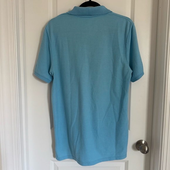 St. John's Bay Light Blue Polo Shirt, S - Picture 2 of 10